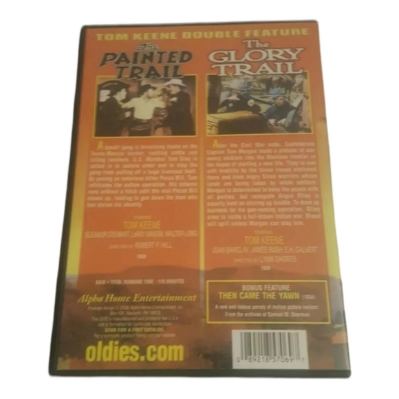 Tom Keene Double Feature: Painted Trail/ The Glory Trail Western DVD - Picture 2 of 3